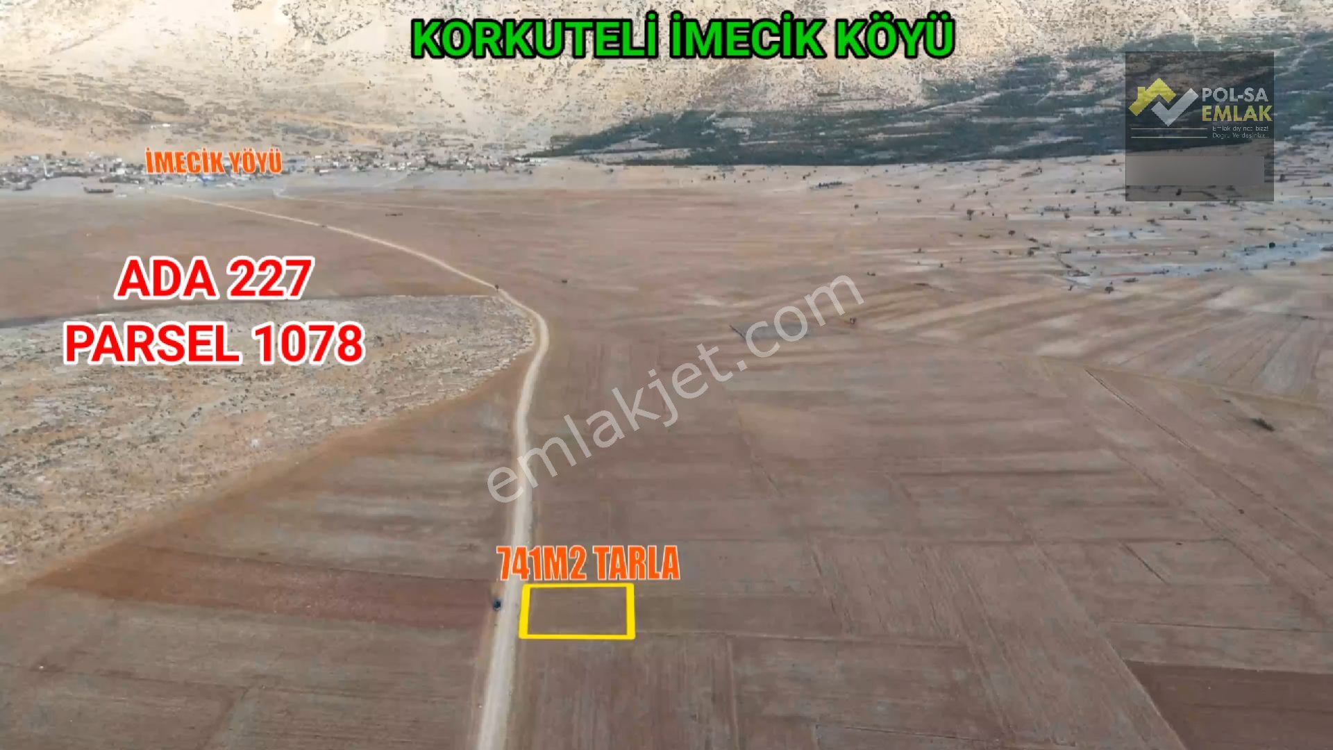 ✅korkuteli✅imecik Köyü✅satılık 741m2 Tarla - Görsel 2