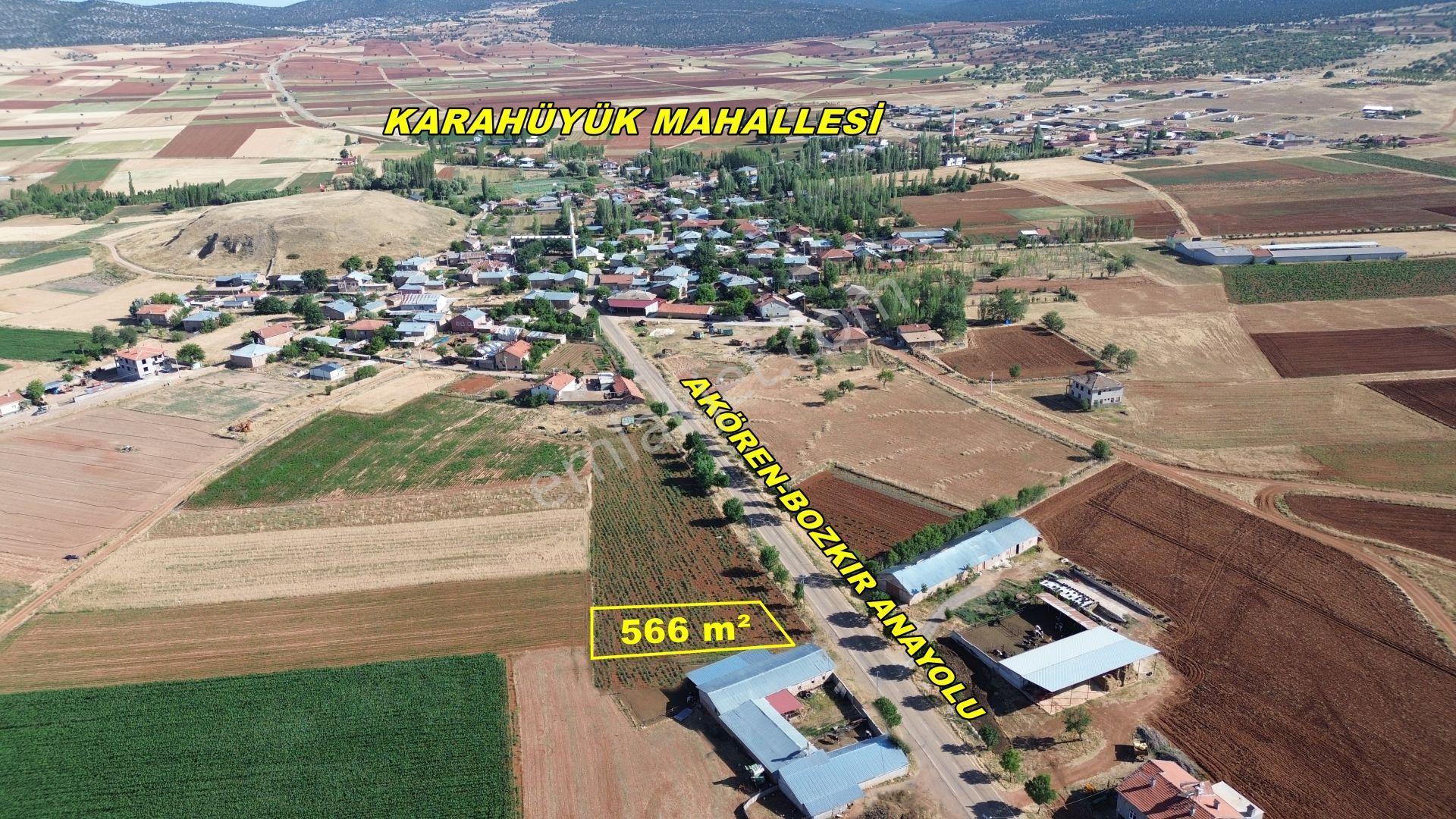 Konya / Akören / Karahüyük Mahallesinde 566 M² Müstakil Tapulu Konut İmarlı Arsa