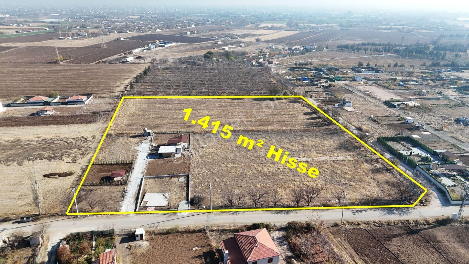 Konya / Meram / Karahüyük Mahallesinde 1.415 M² Hisse Tapulu Tarla - Görsel 5