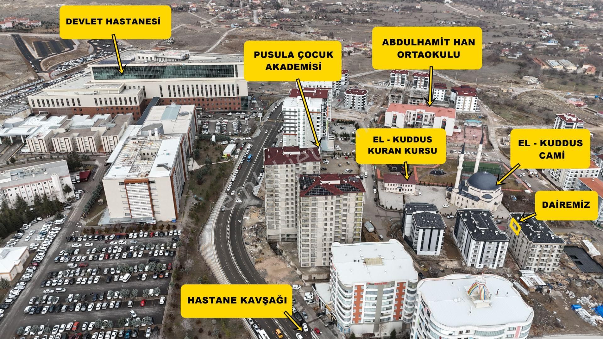 E.gökal Devlet Hastanesi Yanı ! 1+1 Lüx İçi Full Yapılı Yatırım