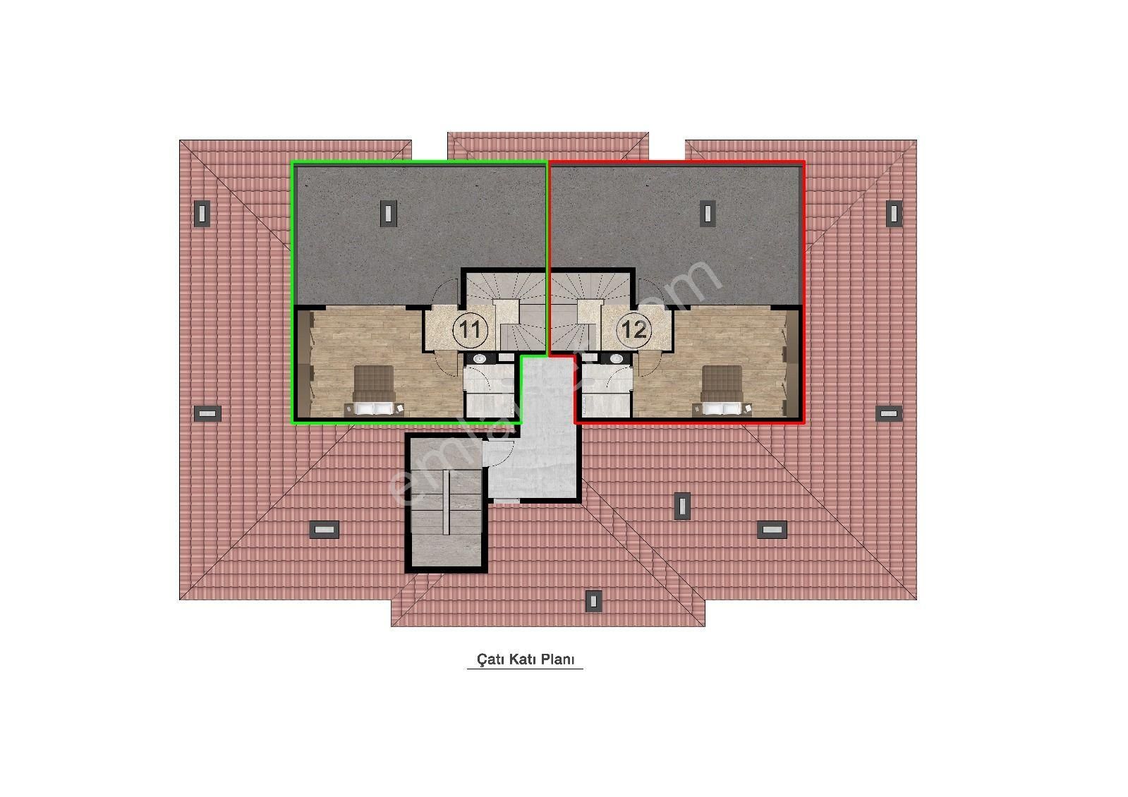 Güzelçamlı'da 1+1 - 2+1 Ve 3+1 Dubleks Seçenekli Yeni Proje - Görsel 12