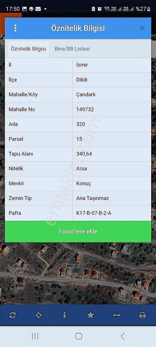 Çandarlı Bimeyko'da Villa İmarlı Satılık Arsa - Görsel 6