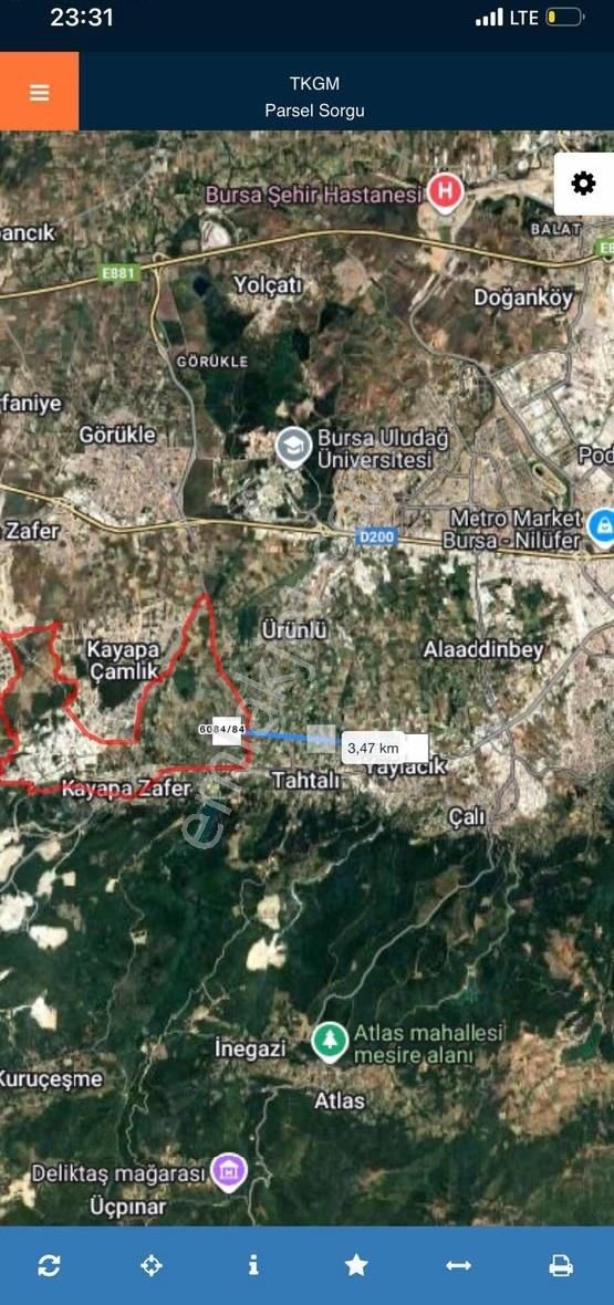 Dialog Piramitten Kayapa İstiklal'de Yatırım İçin Fırsat Tarla - Görsel 5