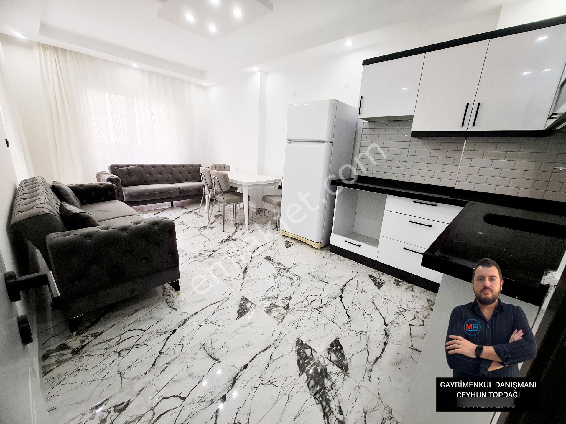 Didim Merkez'de 2+1 Sıfır Orta Kat Asansörlü Eşyalı Masrafsız Daire ! - Görsel 15