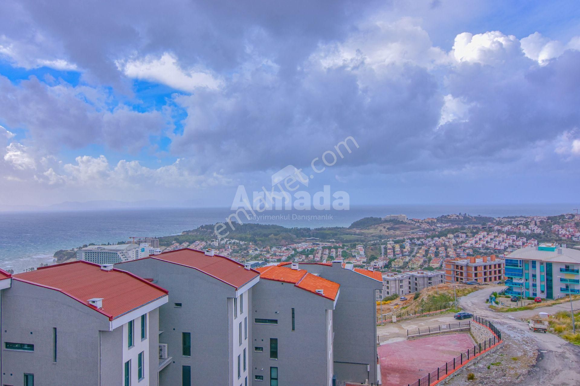 Kuşadası Değirmendere'de Full Deniz Manzaralı 4+1 Dubleks - Görsel 27