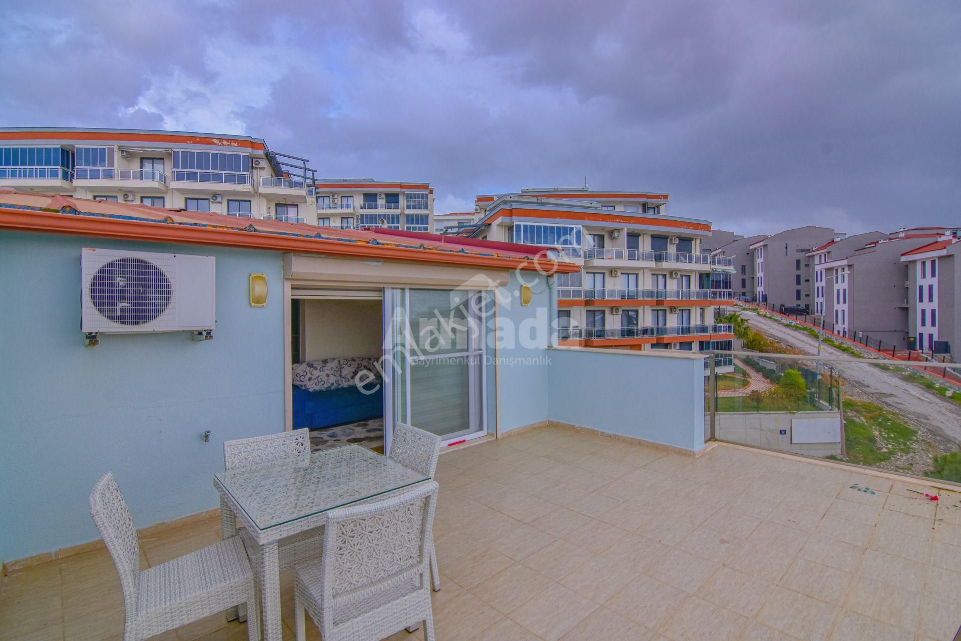 Kuşadası Değirmendere'de Full Deniz Manzaralı 4+1 Dubleks - Görsel 28