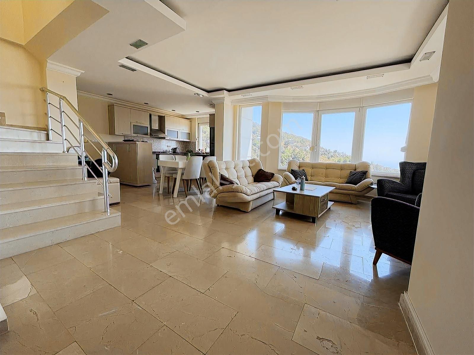 Alanya Tepe De Full Manzaralı 3+1 Dublex - Görsel 5