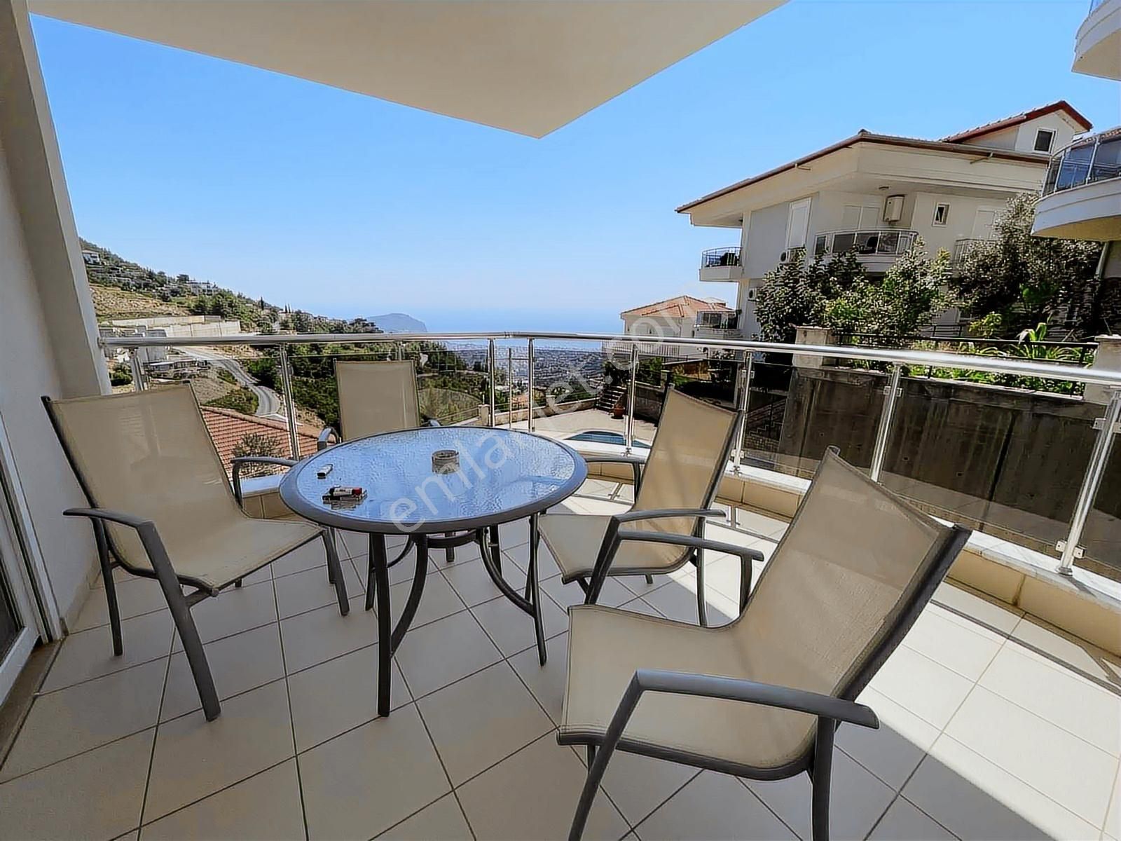 Alanya Tepe De Full Manzaralı 3+1 Dublex - Görsel 24