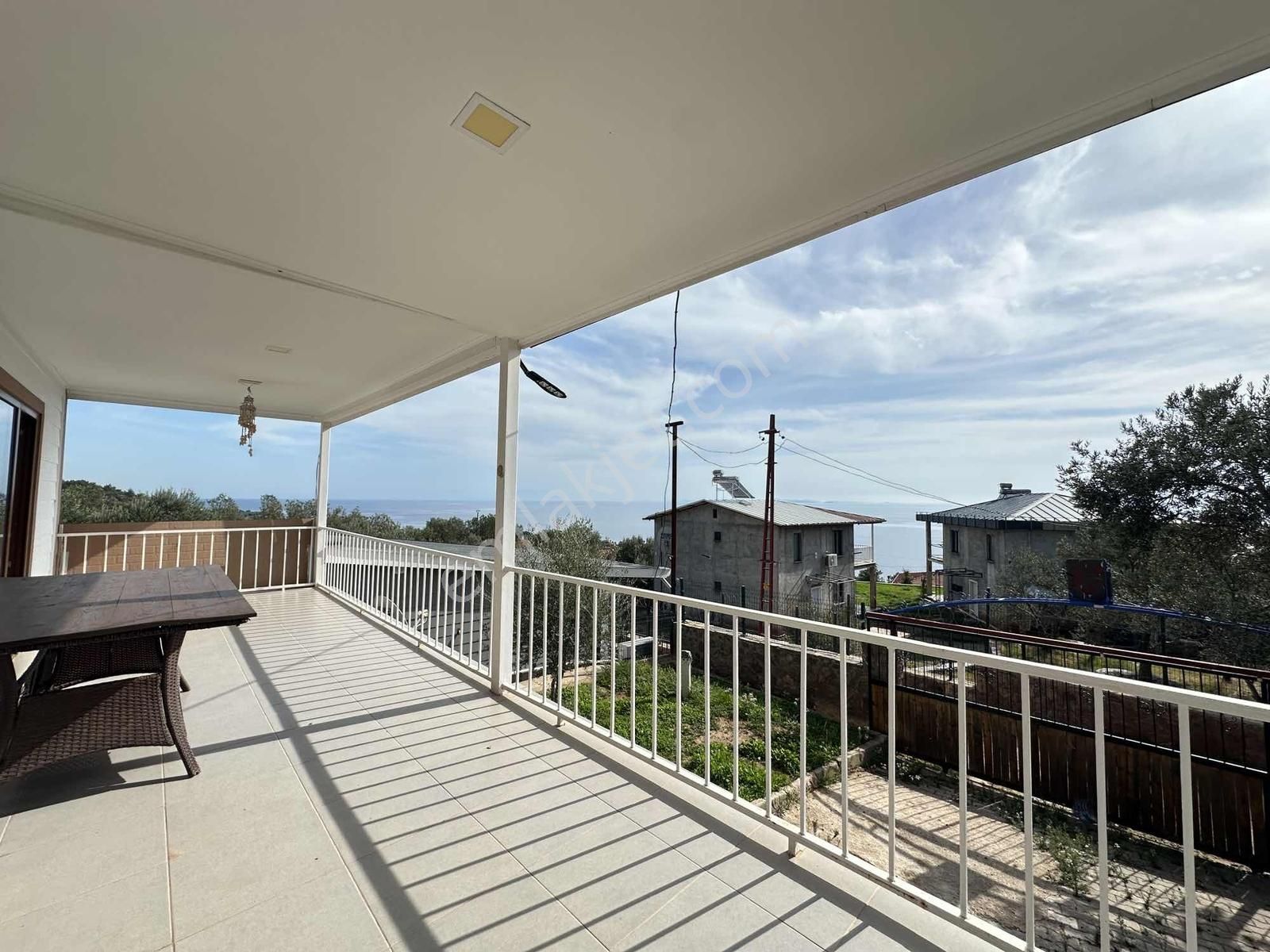 Ayvacık Sazlı'da Deniz Manzaralı Satılık Prefabrik Villa - Görsel 16