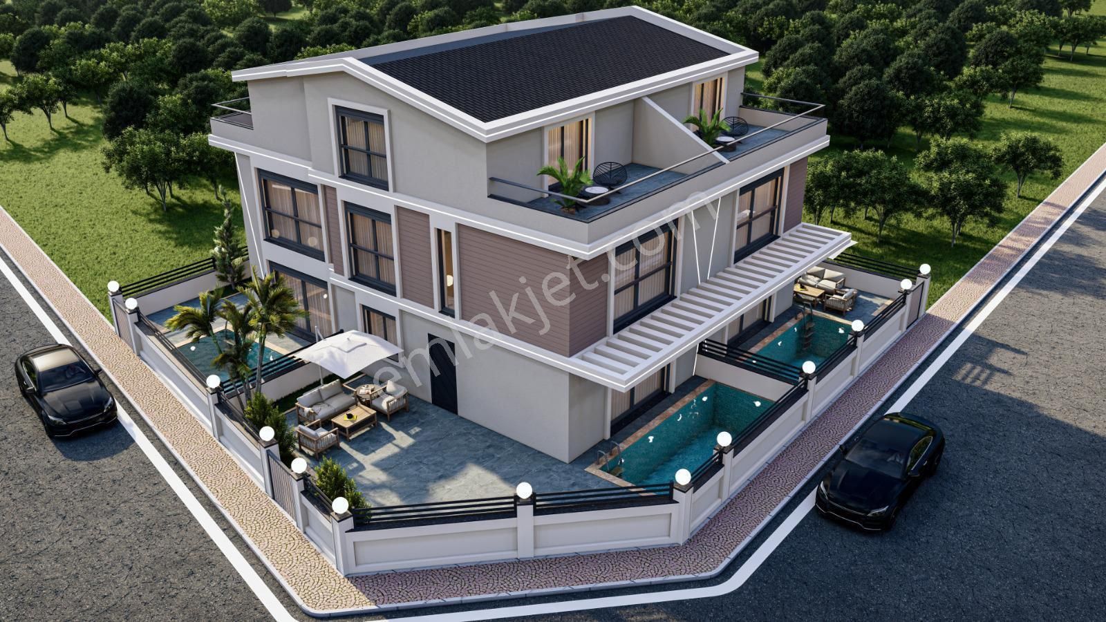 Hisar Mah.projeden 4+1 Modern ,lüks ,konforlu Villalar