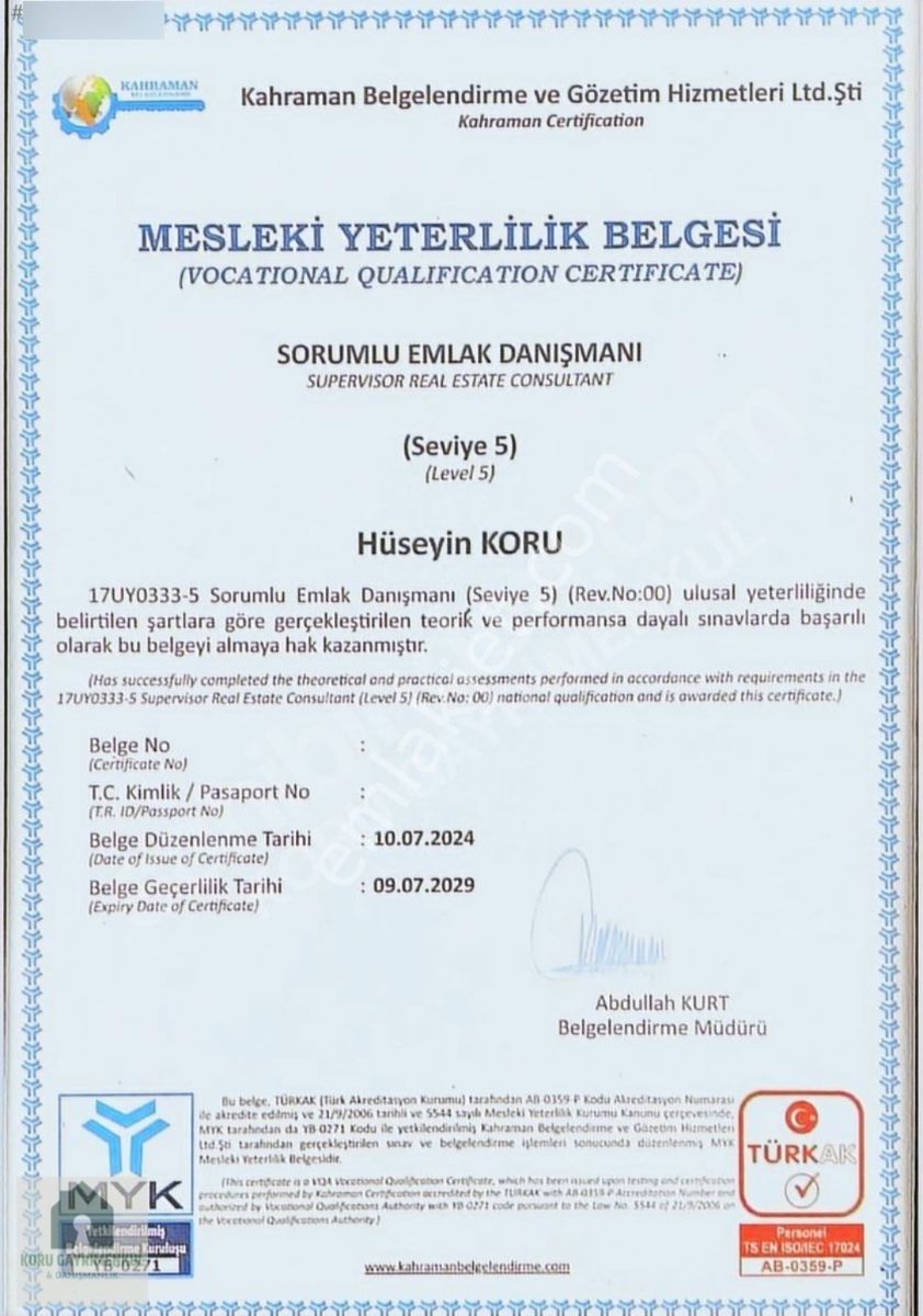 Koru Emlak'tan3+1 Arakat Yeni Lüx Fırsat Daire Satılıktır - Görsel 22
