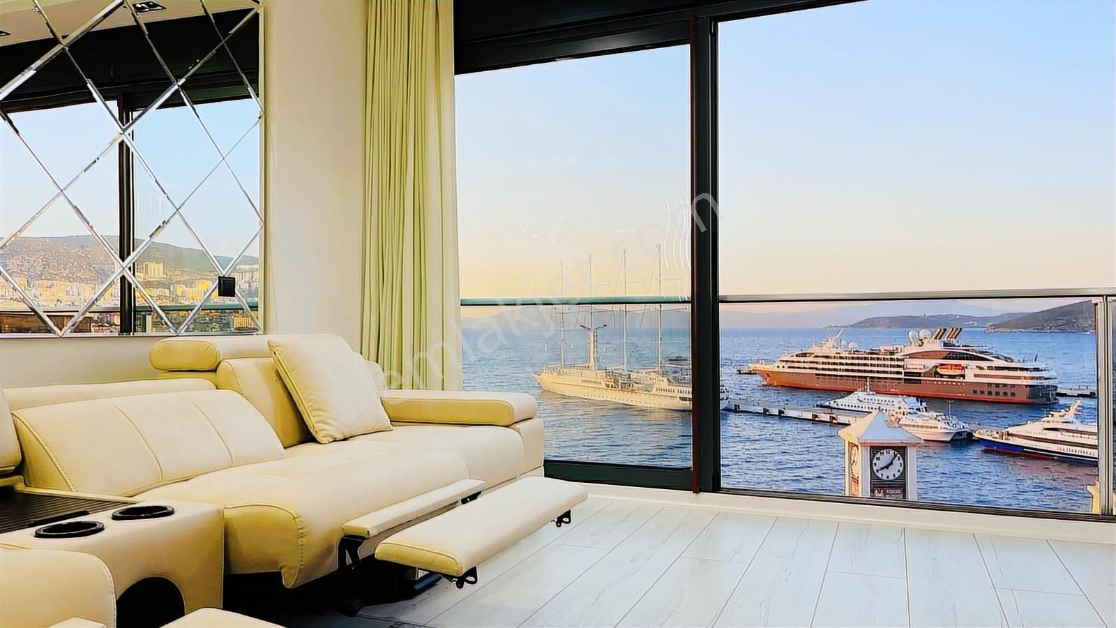 Gemi Deniz Manzaralı Eşyalı Daire! Fiyat Düştü Acele Edin! - Görsel 4