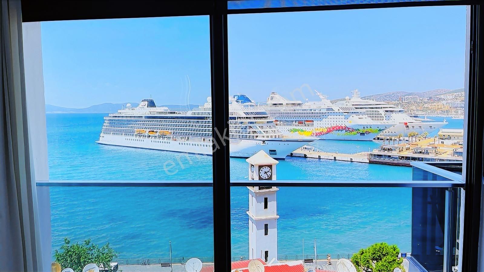 Gemi Deniz Manzaralı Eşyalı Daire! Fiyat Düştü Acele Edin! - Görsel 8