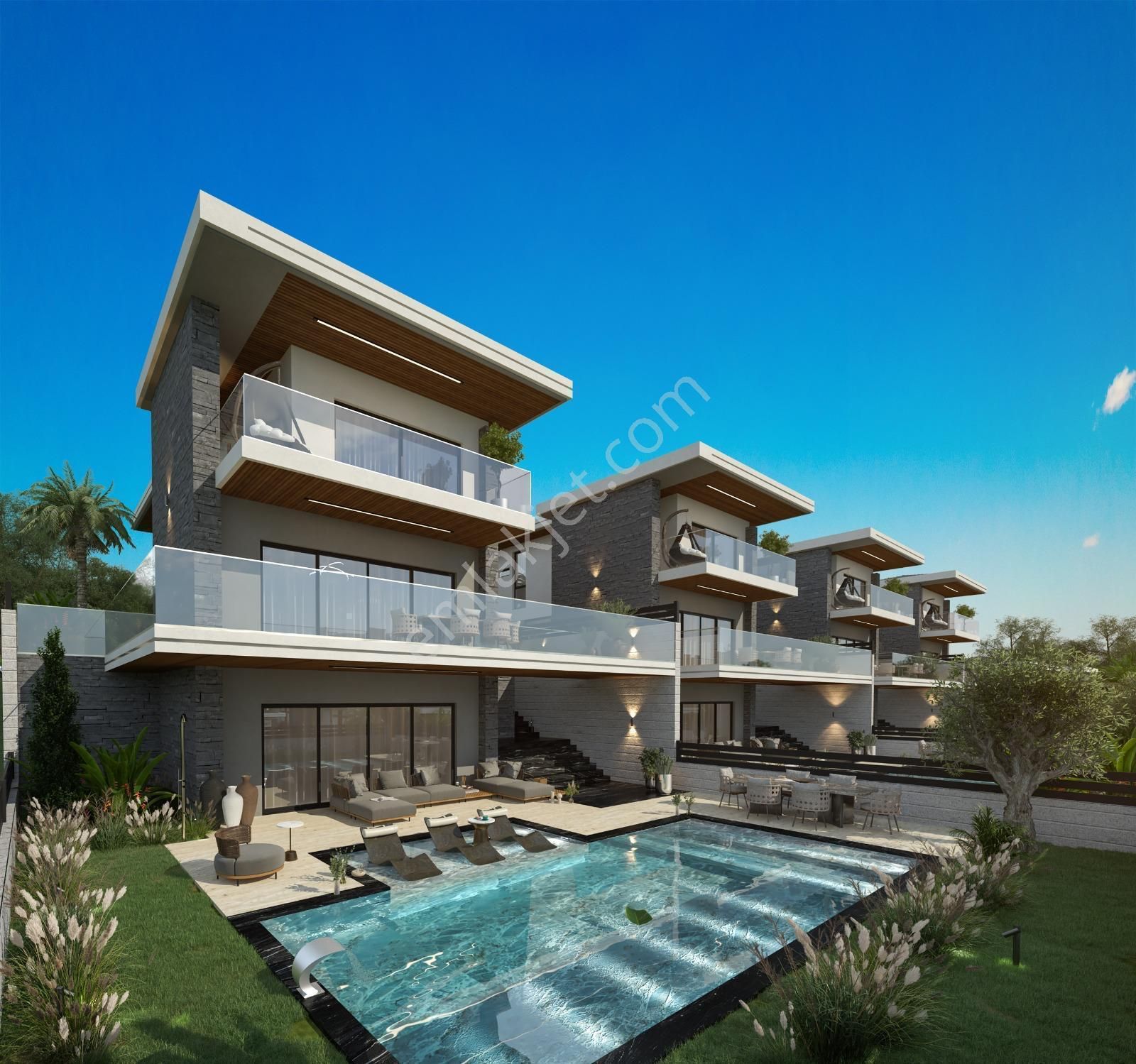 Özel Havuzlu Ve Geniş Bahçeli Tek Müstakil Villa