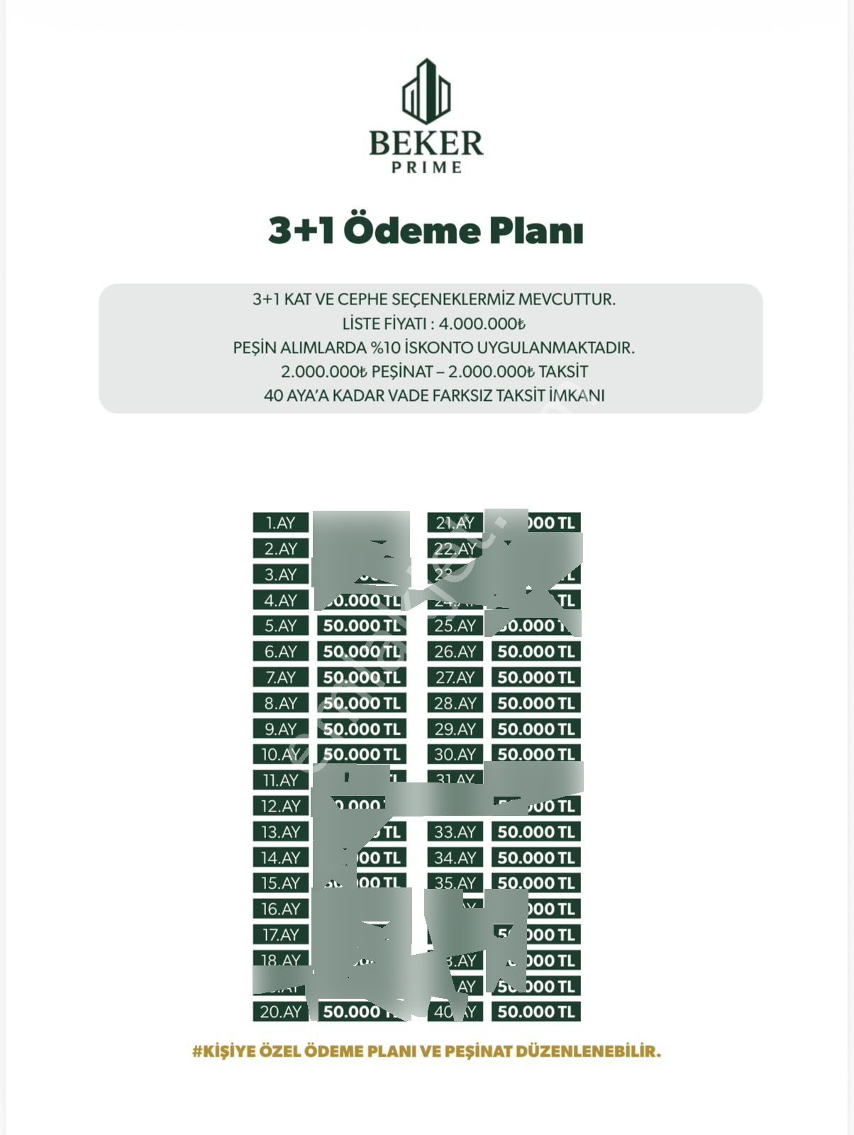 ꧁▇yılmaz'dan▇꧂beker Prime Projemizde 3+1 50.000tl Taksit İle - Görsel 33