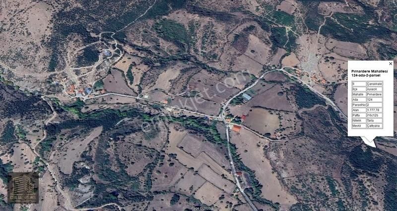 Assos'a Komşu Köyde Müstakil Girişli 1777 M² Arsa Fırsatı.