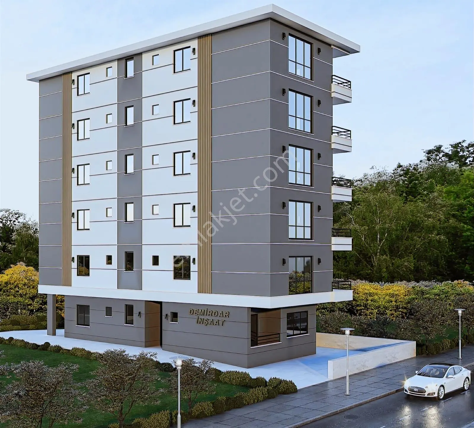 Aydın Emlak Ballıcada 1+1 Yeni Proje 60m² Giriş Kat - Görsel 4