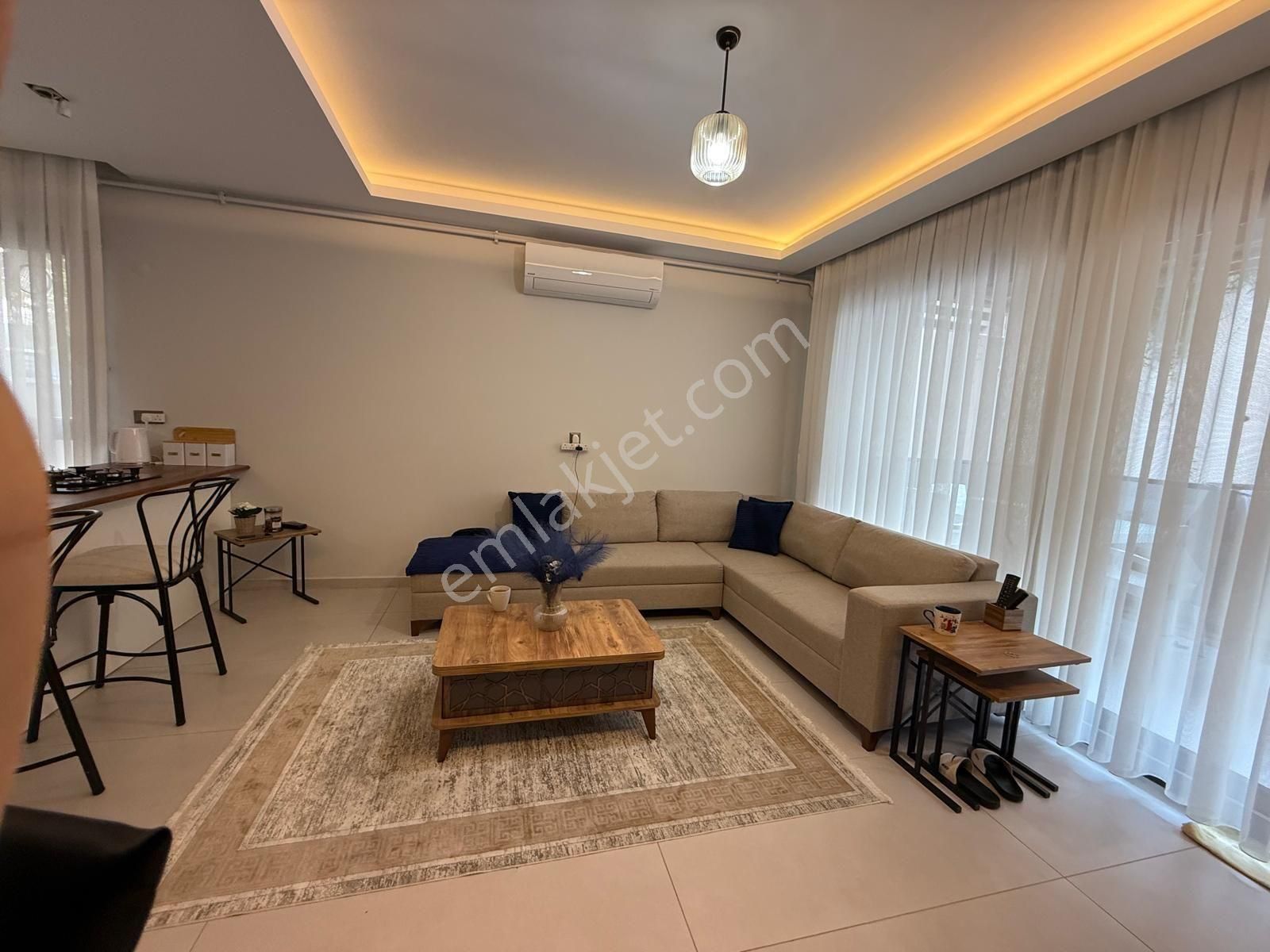 Ege Mahallesinde Site İçi Komple Eşyalı 1+1 Satılık Daire!! - Görsel 3