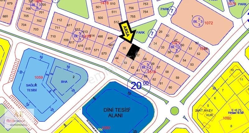 Aydınlık Emlaktan Alanyurt Yeni Mahallede Yatırımlık 201 M² Arsa