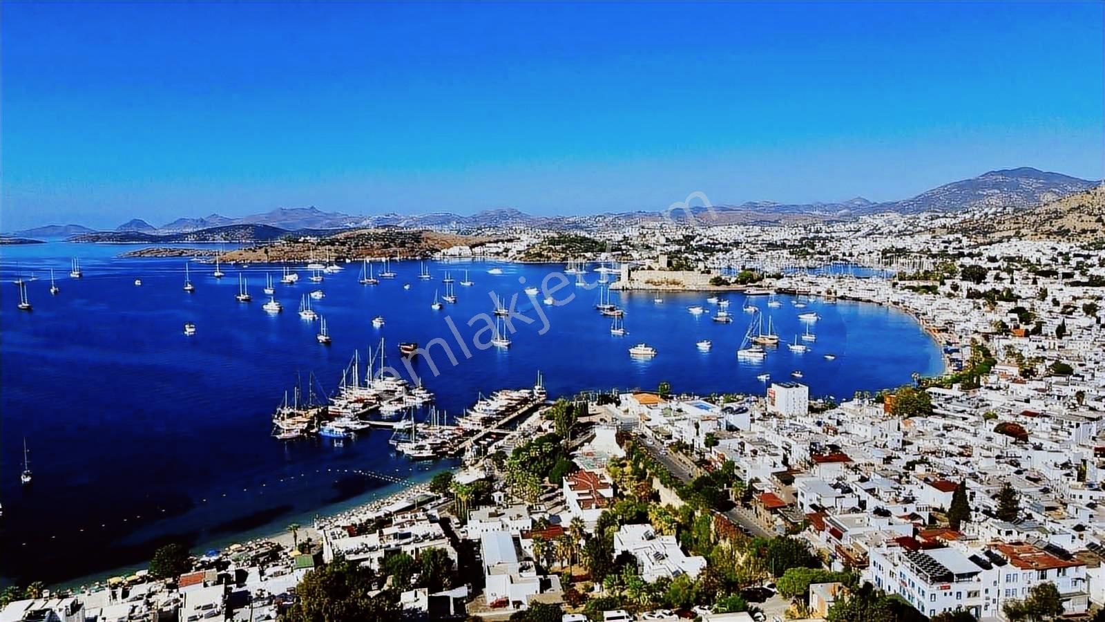 Bodrum Kumbahçe Satılık Kale Ve Deniz Manzaralı Villa