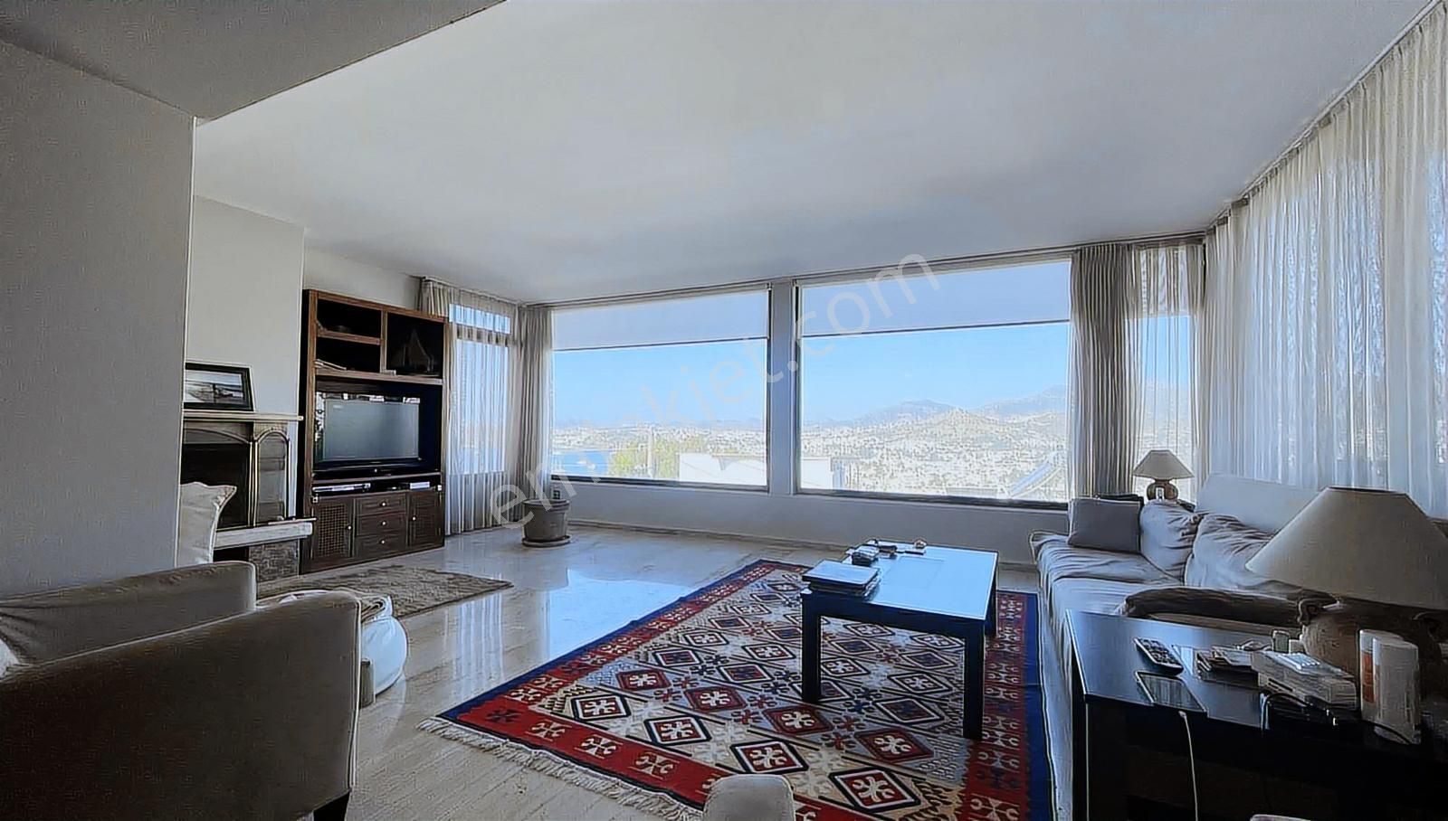 Bodrum Kumbahçe Satılık Kale Ve Deniz Manzaralı Villa - Görsel 18