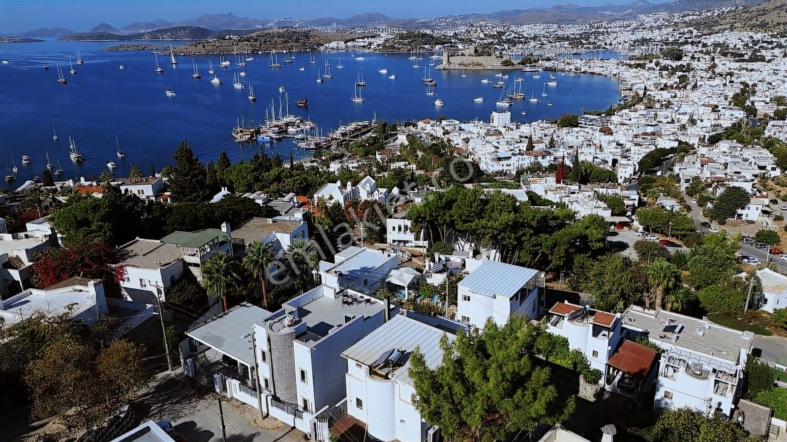 Bodrum Kumbahçe Satılık Kale Ve Deniz Manzaralı Villa - Görsel 32
