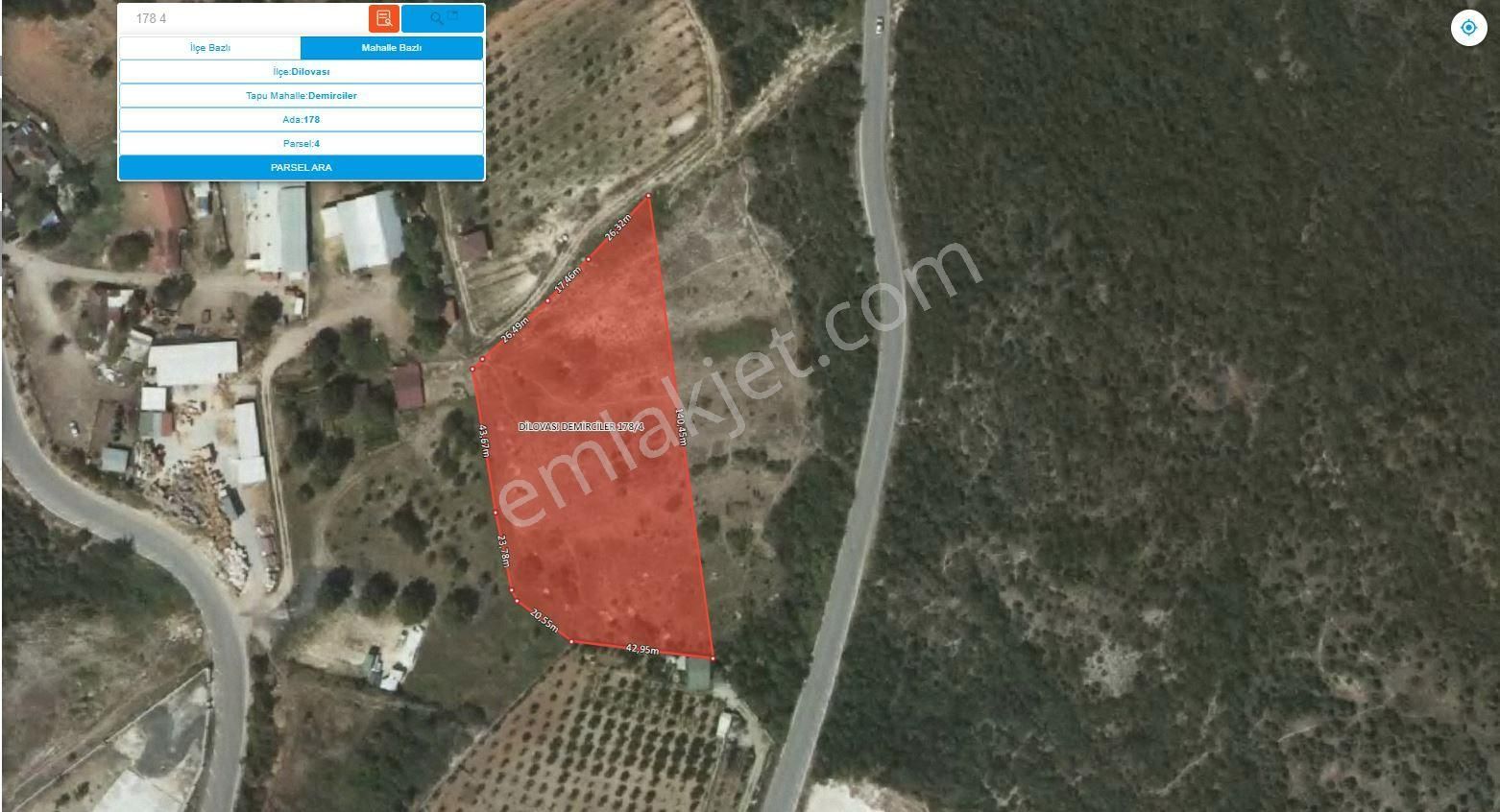 Satılık Tarla Dilovası Demirciler Osb Yanı Yatırımlık 6.381m² Sanayi & Lojistik Potansiyelli Tarla