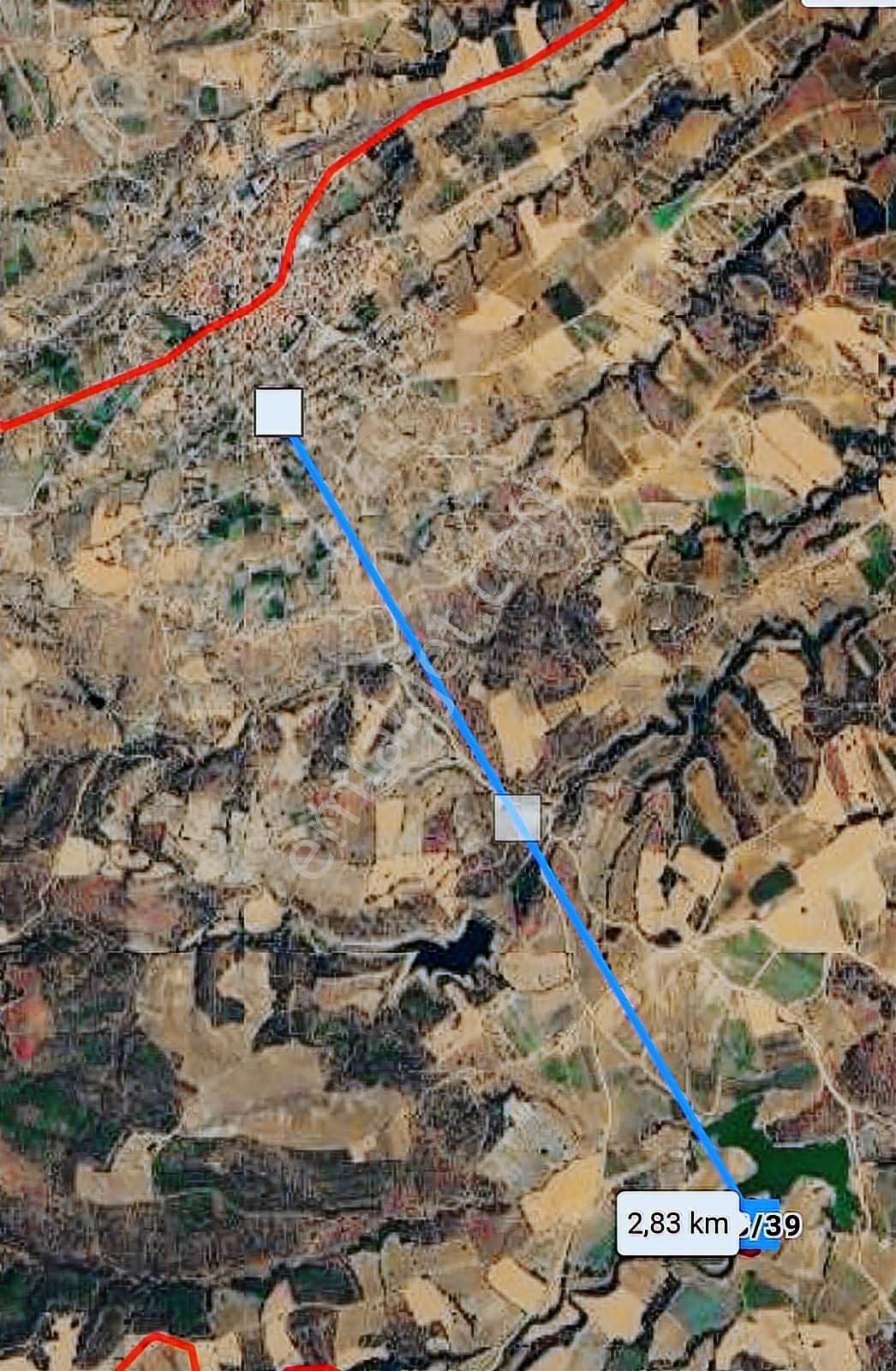 Uşak Eşme Yeleğen Kasabası Baraj Kenarında 6285m2 Satılık Tarla - Görsel 3