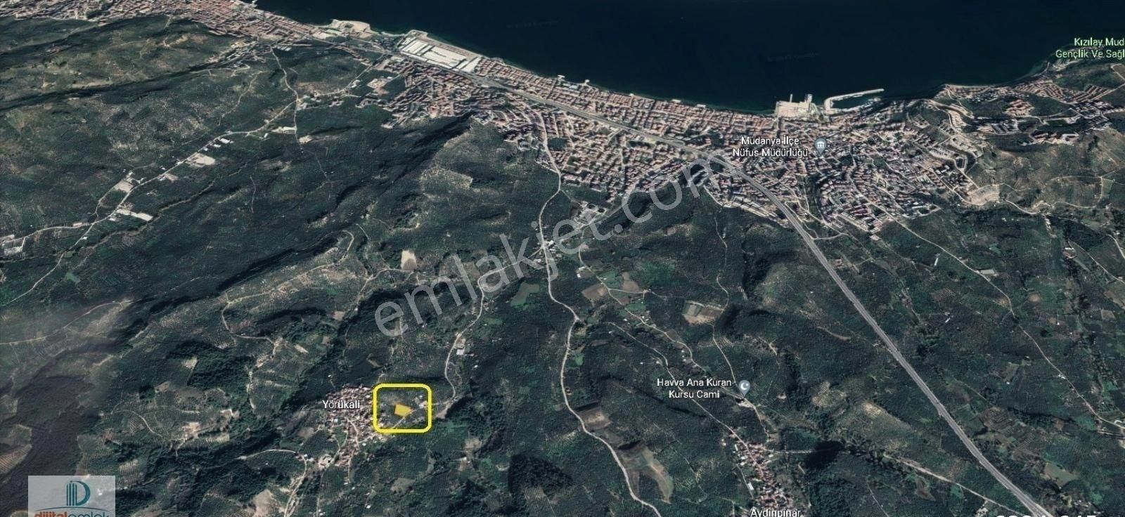 Mudanya Yörükali Köyü Bitişiği 2.700 M2 Asfalta Cephe Kısmen İmarlı Satılık Arazi. - Görsel 26