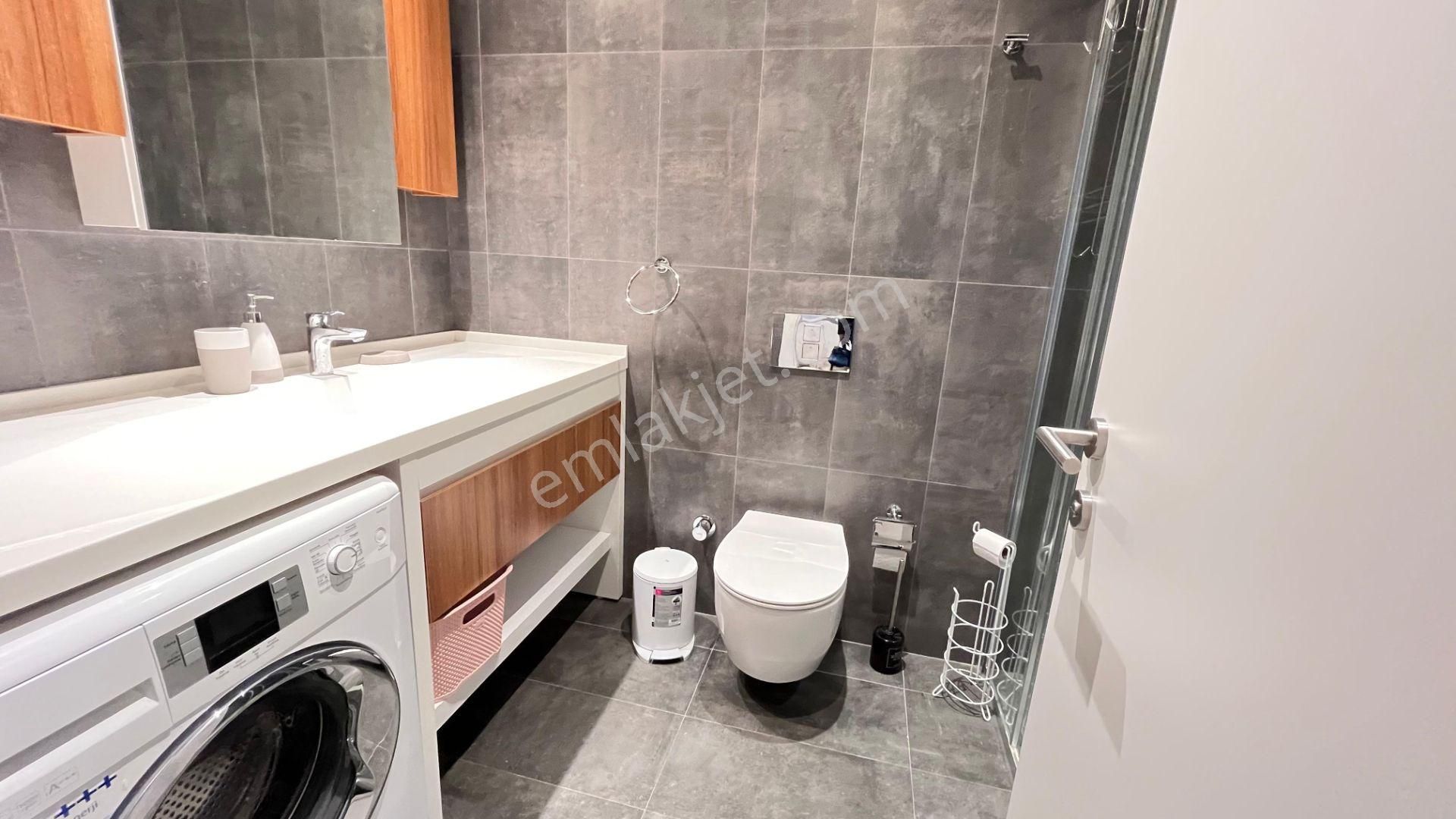 Folkart İncity'de Havuz Cephe Balkonlu Eşyalı Kiralık 1+1 Daire - Görsel 22