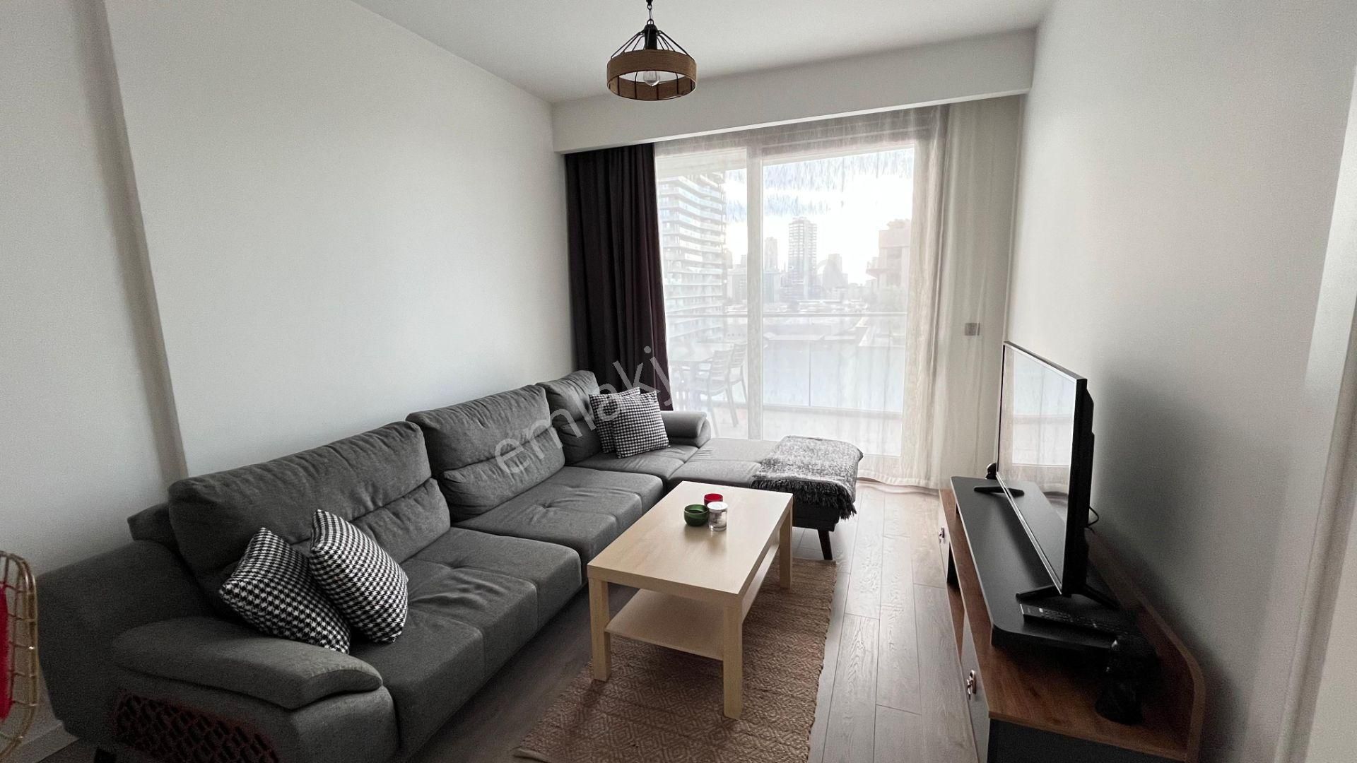 Folkart İncity'de Havuz Cephe Balkonlu Eşyalı Kiralık 1+1 Daire - Görsel 18