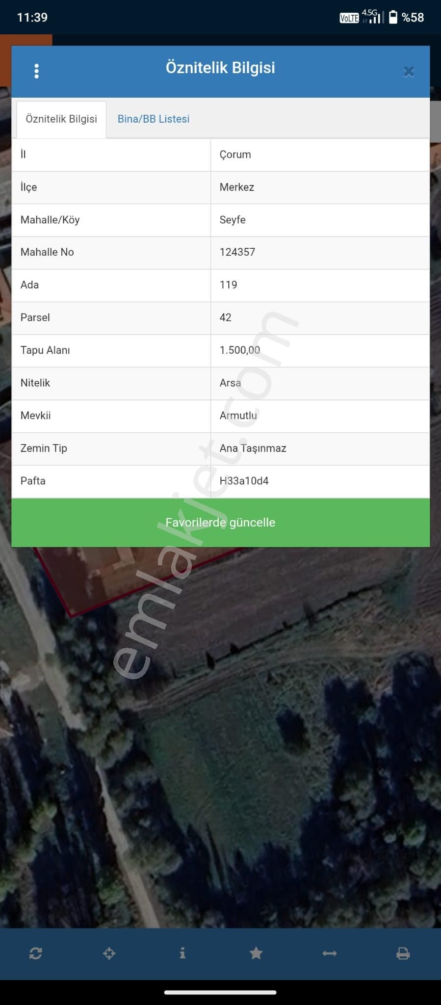 Çorum Merkez'e 28km Otoyola 2km 1.500m2 Bahçeli Sıfır Bungalow - Görsel 9