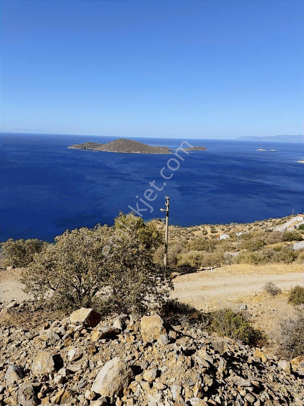 Çandarlı Eyko Da Önü Kapanmaz Full Deniz Manzaralı Satılık Arsa - Görsel 4