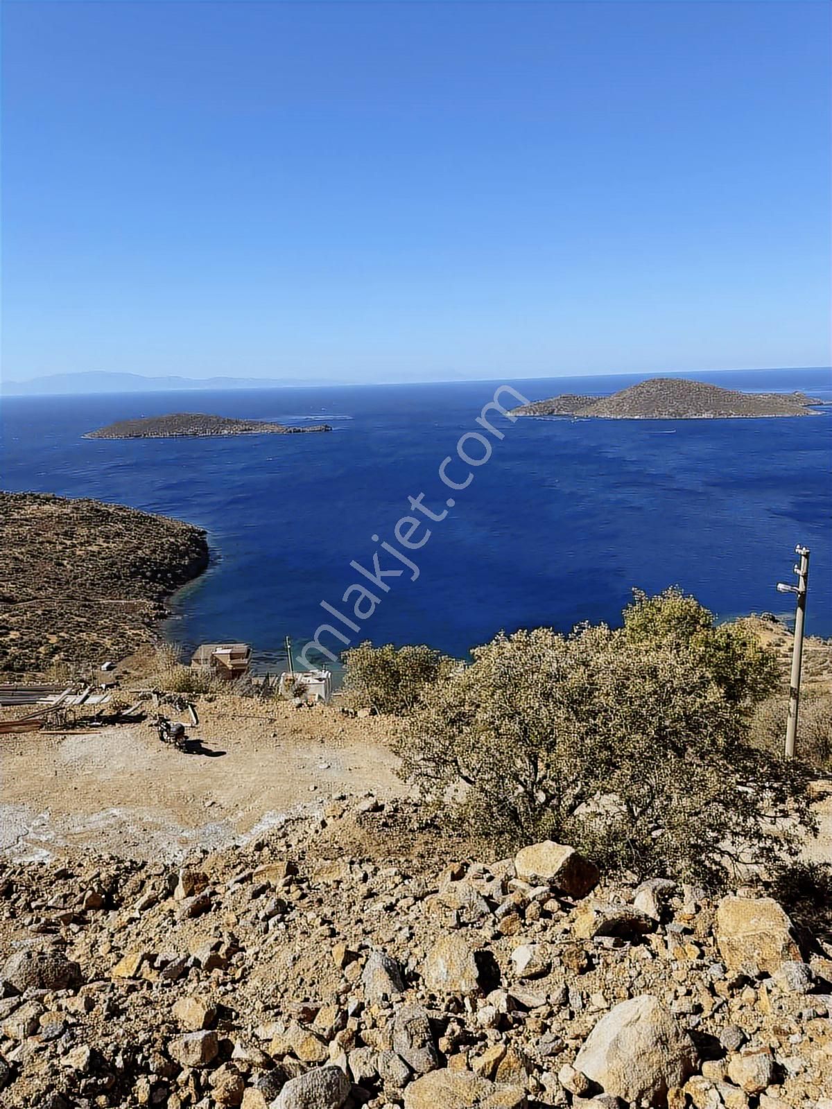 Çandarlı Eyko Da Önü Kapanmaz Full Deniz Manzaralı Satılık Arsa