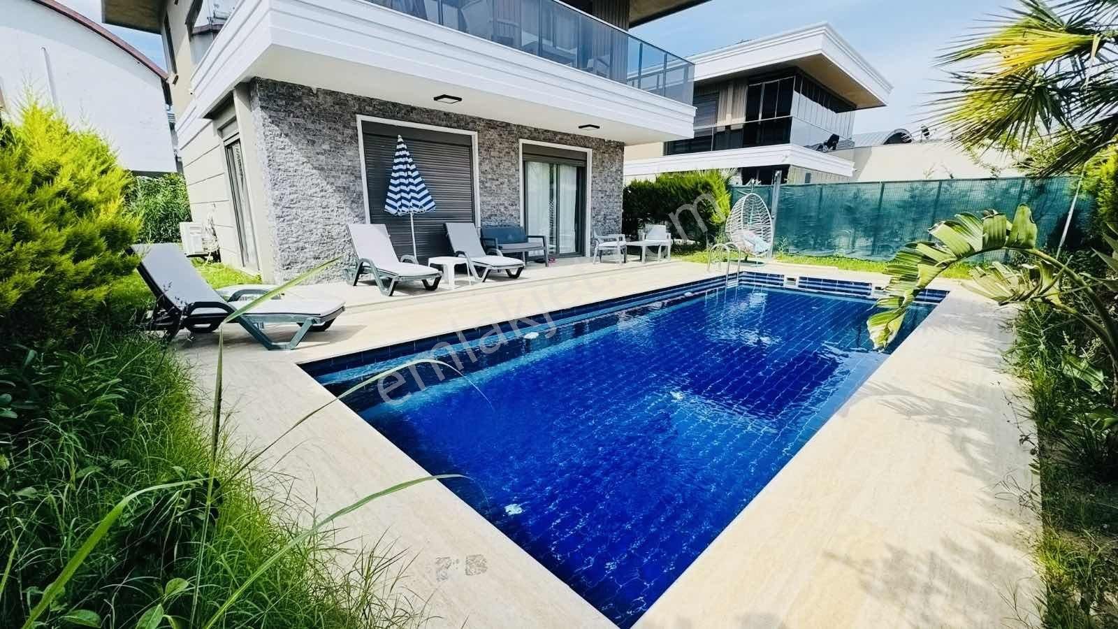 Belek River Side Sitesinde Ultra Lüks Havuz Isıtmalı Villa - Görsel 20