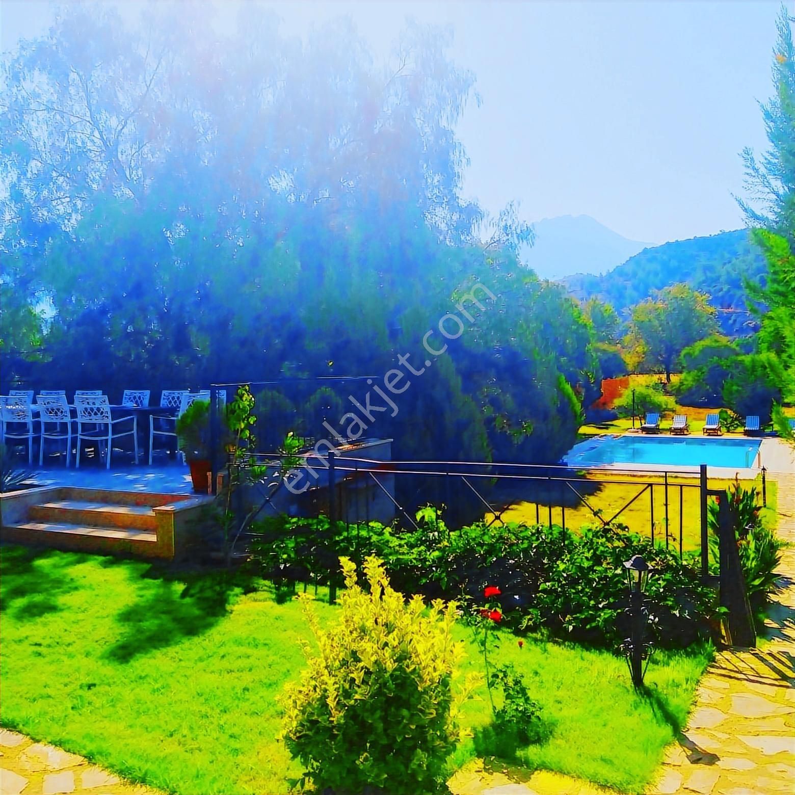 Kaya Köyde Şato Gibi Villa - Görsel 17