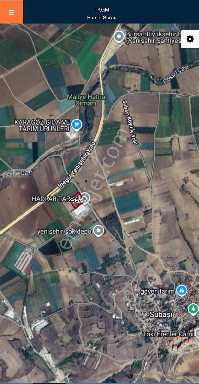 Biensden Subaşında Soğukhava Deposu Yanı Fırsat Muhteşem Arazi - Görsel 14