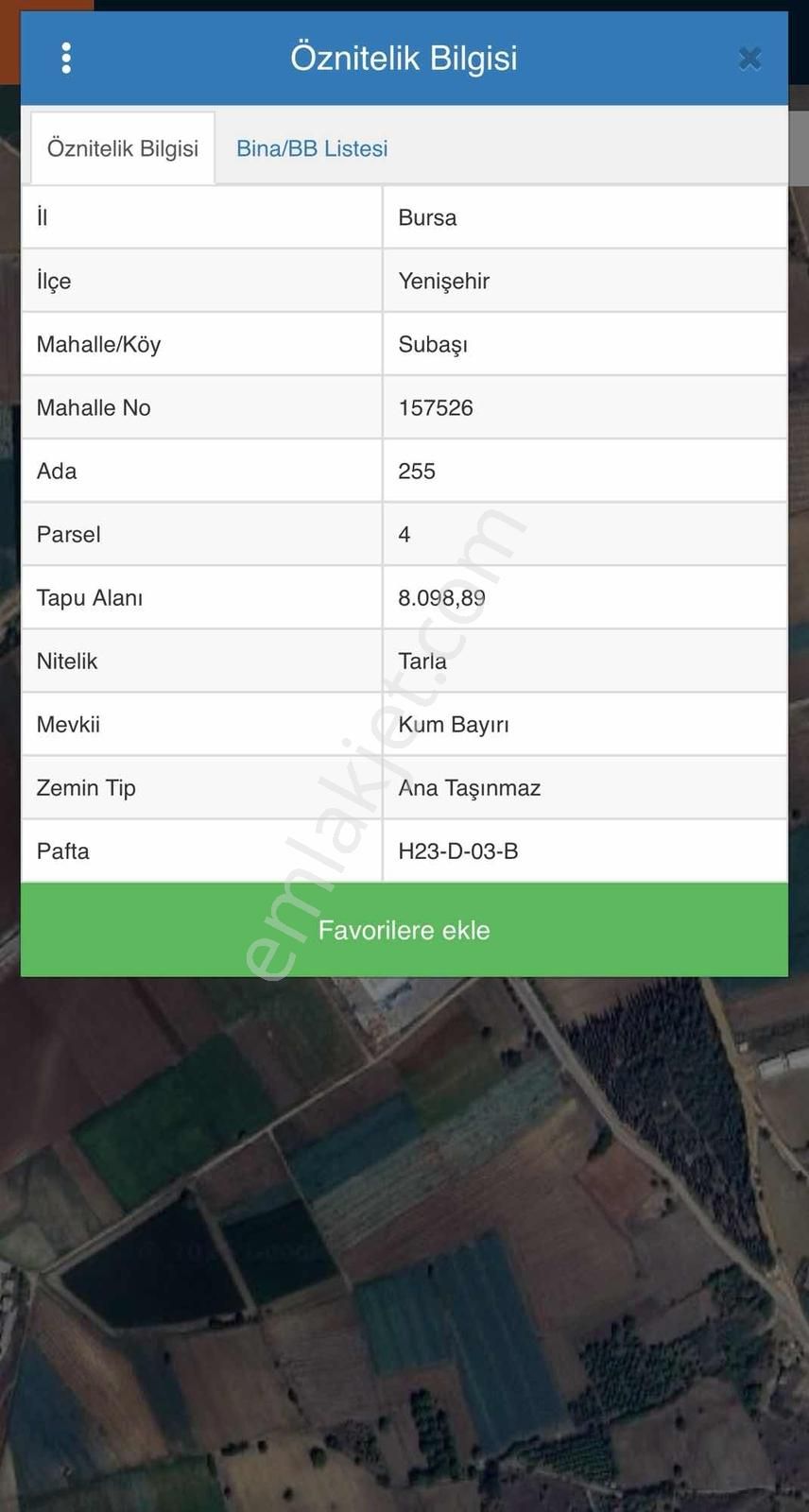 Biensden Subaşında Soğukhava Deposu Yanı Fırsat Muhteşem Arazi - Görsel 7