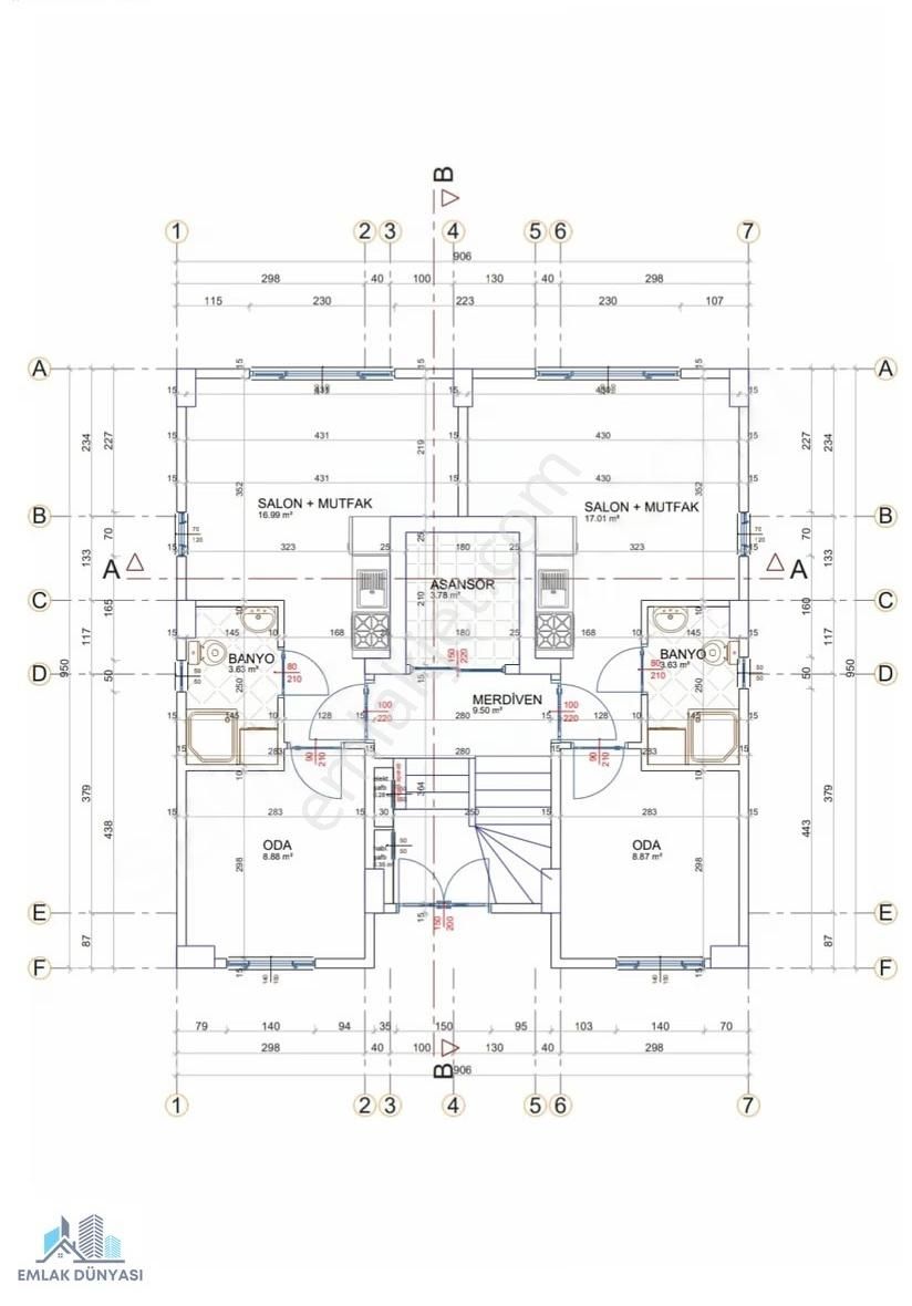 Emlak Dünyası Satılık Haziran Teslim Adliyeye 100 Yakın Katta1+1 - Görsel 3