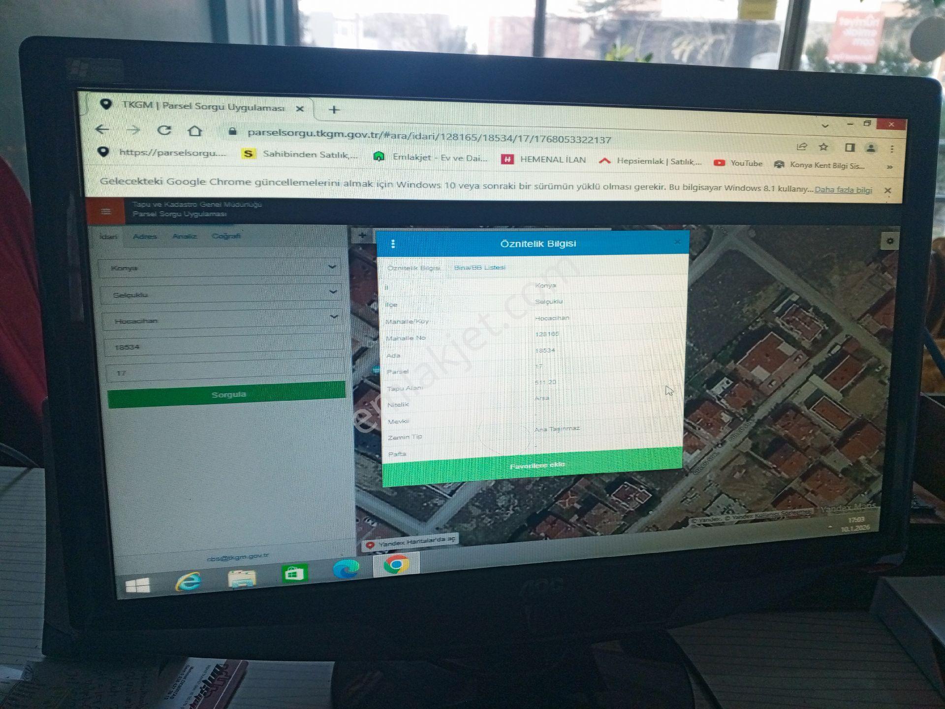 Konya Selçuklu Erenköy Mah. 512 M2 Satılık Arsa - Görsel 3