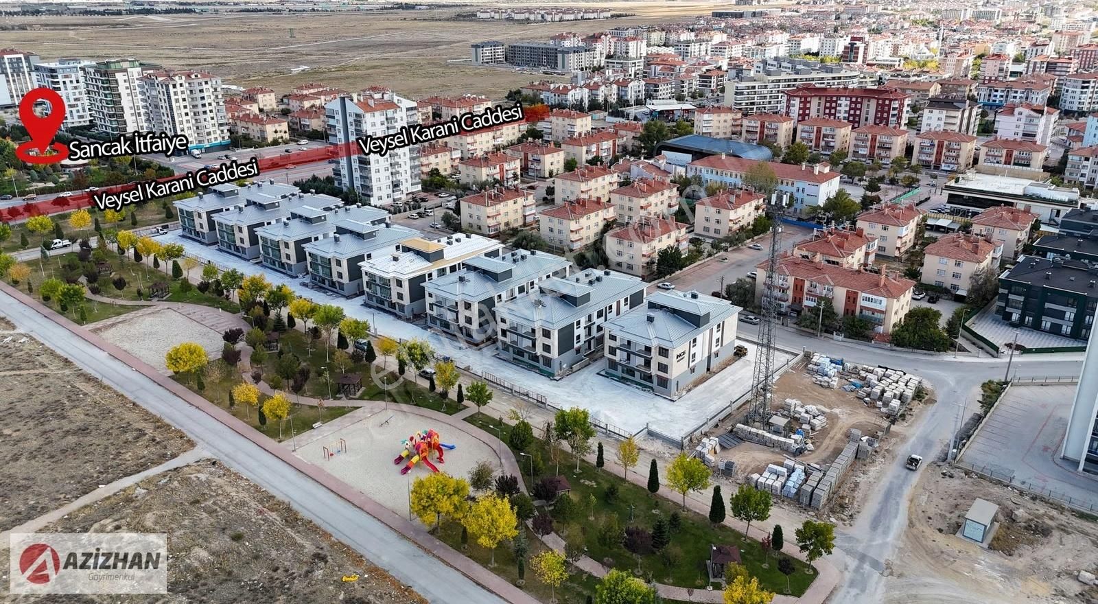 Azizhan'dan Kosava Mahallesinde Site İçi Satılık 2+0 Lüx Daire - Görsel 14