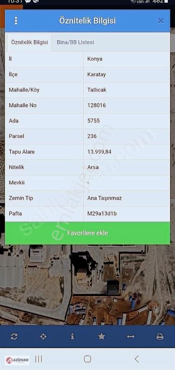Azizhan'dan Tatlıcak %55 Emsal Sanayi İmarlı Arsa - Görsel 2