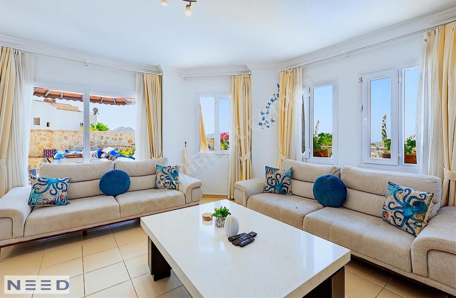 Kalkan'da Deniz Manzaralı 3 Yatak Odalı Villa - Görsel 20