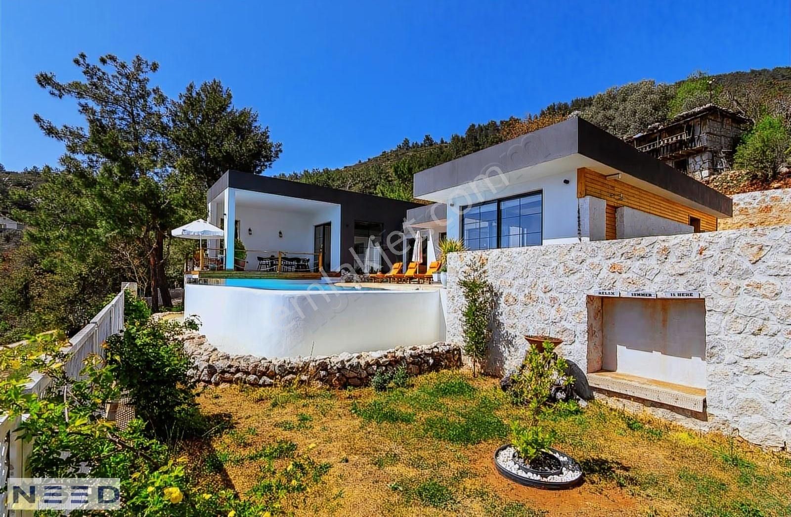 Kalkan İslamlarda Özel Tasarım Villa - Görsel 19