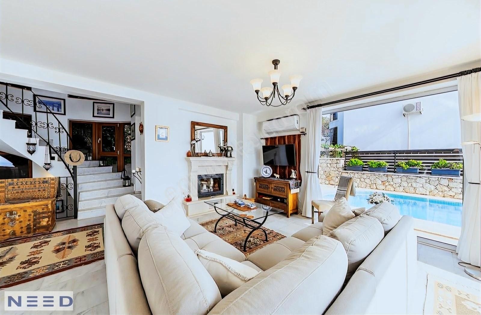 4+1 Vılla Kalkan'ın Eşsiz Lokasyonunda - Görsel 11