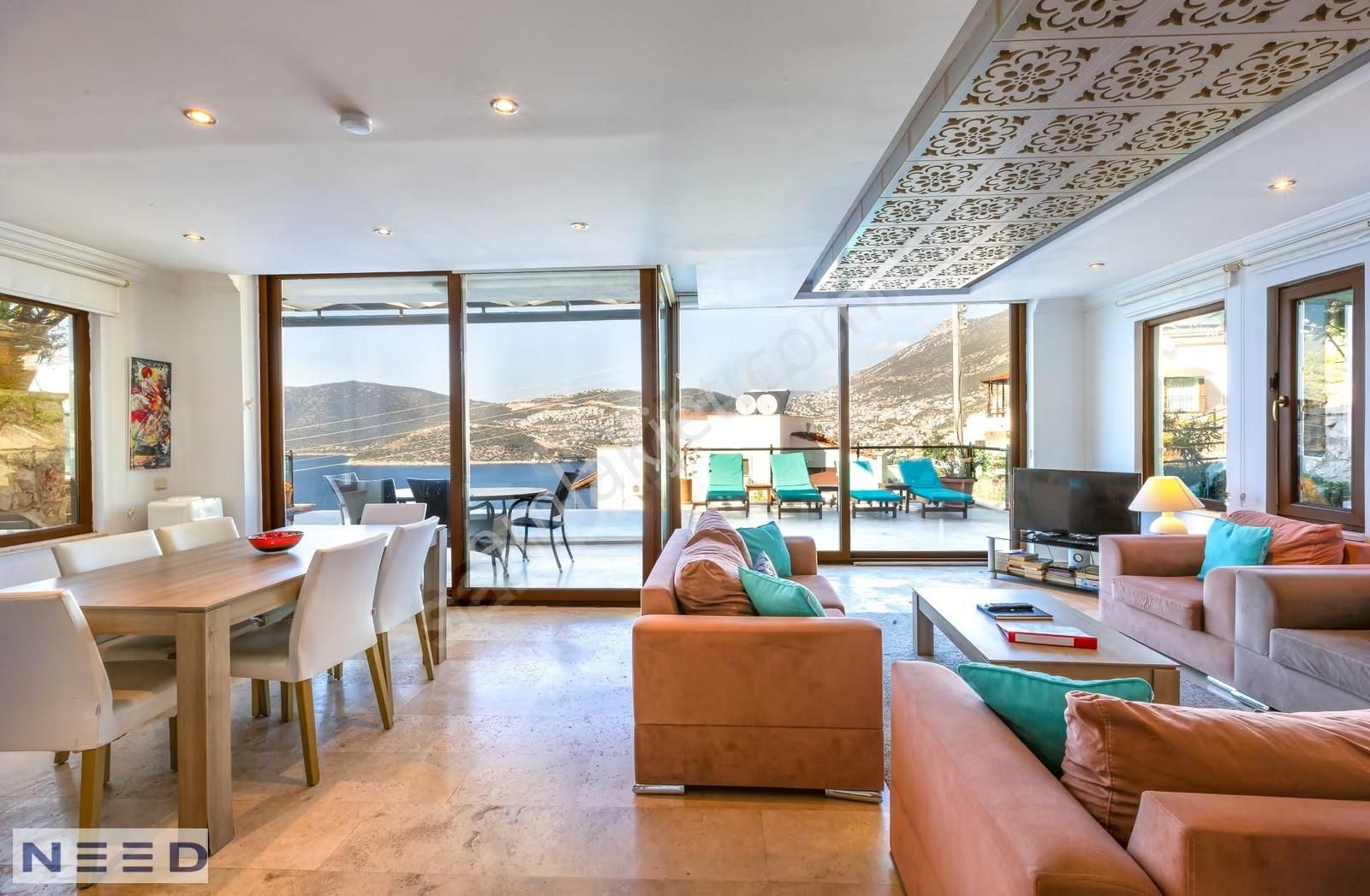 Kalkan Kışla Mevkiinde 5+1, Lüks Villa - Görsel 10