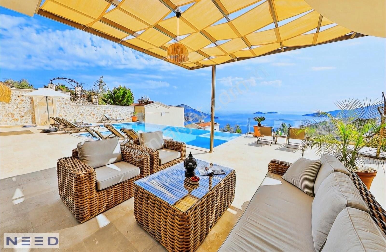 Kalkan Kızıltaşta 5 Yatak Odalı Muhteşem Villa - Görsel 23