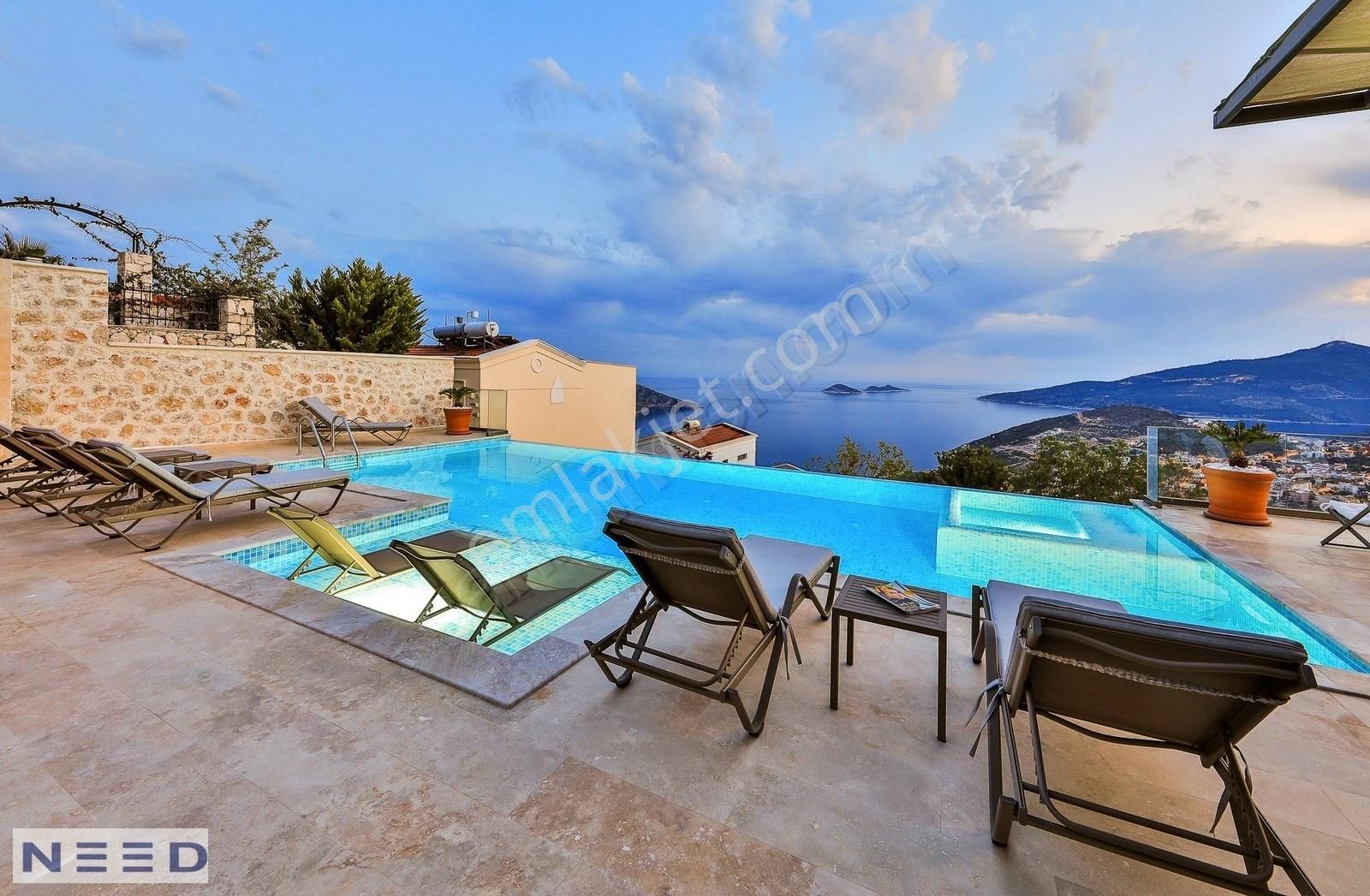 Kalkan Kızıltaşta 5 Yatak Odalı Muhteşem Villa - Görsel 24