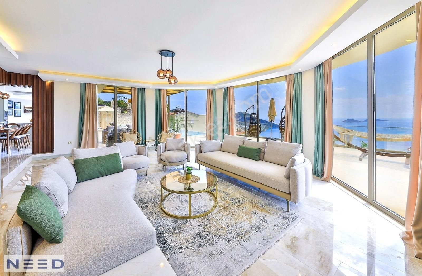 Kalkan Kızıltaşta 5 Yatak Odalı Muhteşem Villa - Görsel 20