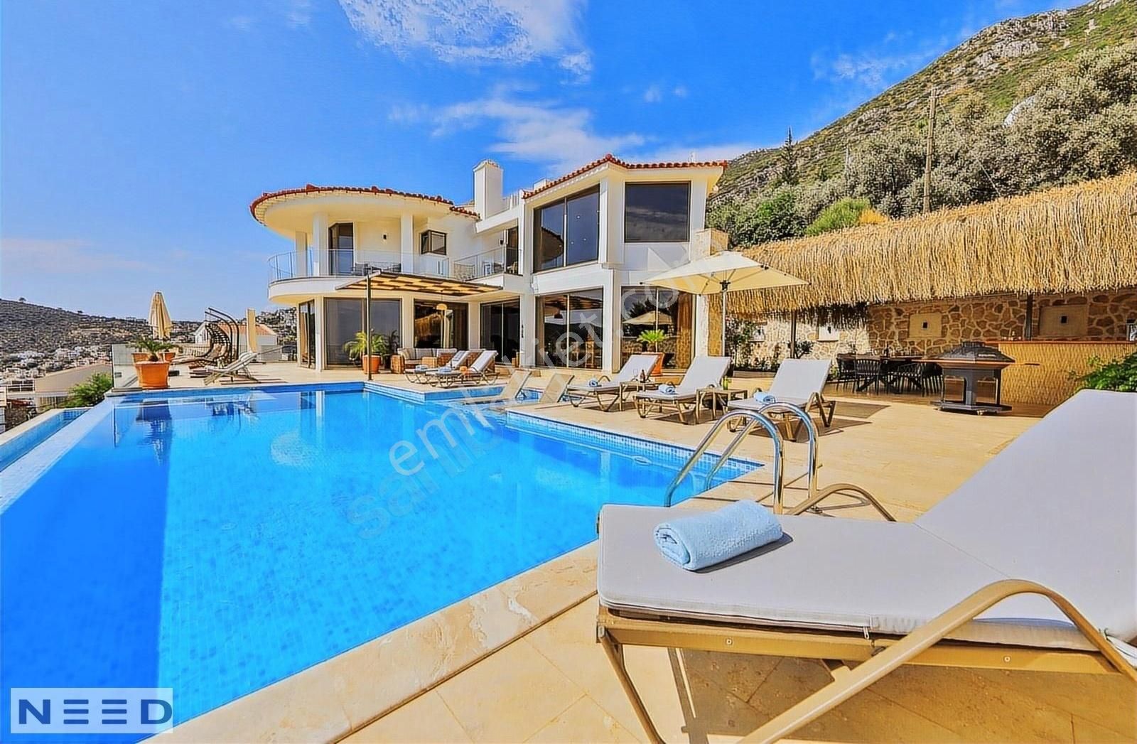 Kalkan Kızıltaşta 5 Yatak Odalı Muhteşem Villa - Görsel 22